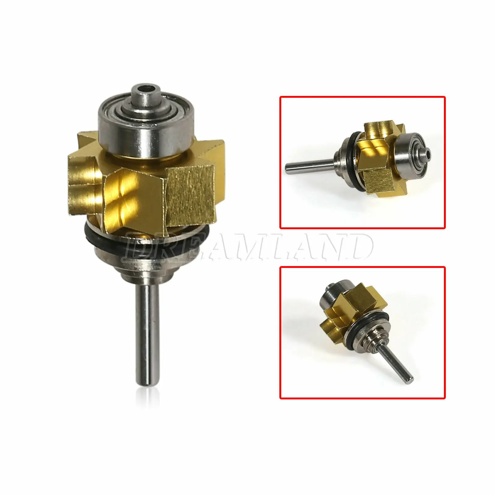 

NSK Style Dental Fiber Optic LED E-Generator Push Button Handpiece + 4 Hole Quick Coupler Fit KAVO Free Shipping