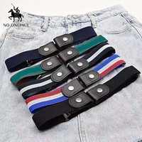 2021 hot mens and womens invisible belt without buckle seamless lazy belt wild elastic elastic jeans belt decoration ins wind