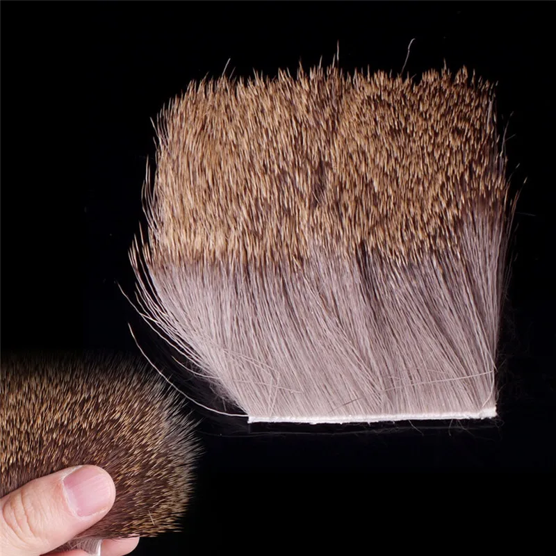 1X Fly Tying Deer Body Hairs Patch Bigger Size 7cm*7cm Elk Hair Caddis Dun Dry Flies Spinner Materials | Спорт и развлечения