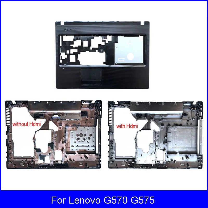 

Подставка для рук для ноутбука Lenovo G570 G575, нижняя крышка с портом HDMI, черная крышка AP0GM000A00