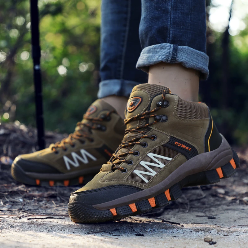 Humtto/большие размеры зимняя обувь для пеших прогулок Мужская Уличная