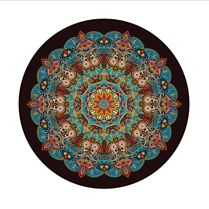Ковры для гостиной этнический стиль винтажный цветочный узор в виде мандалы
