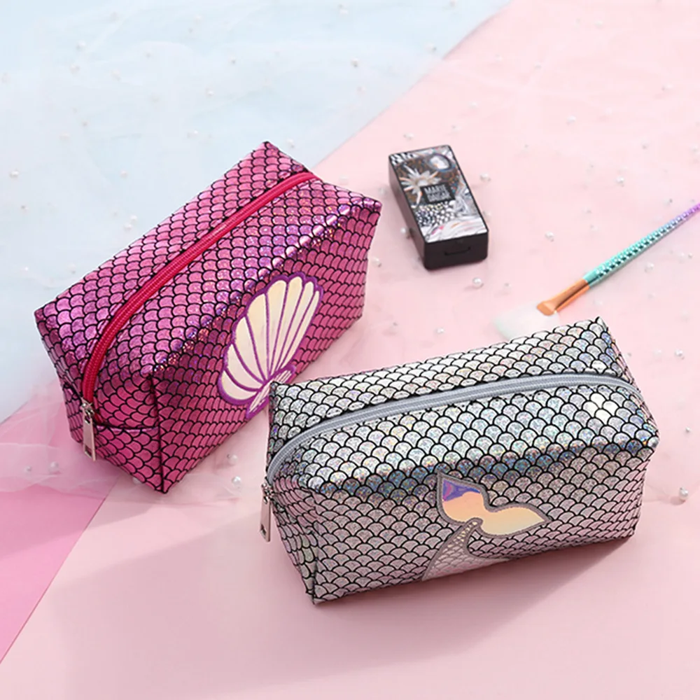 1 шт. кавайный чехол для карандаша Русалка лазерный подарок Хэлло Китти школьный