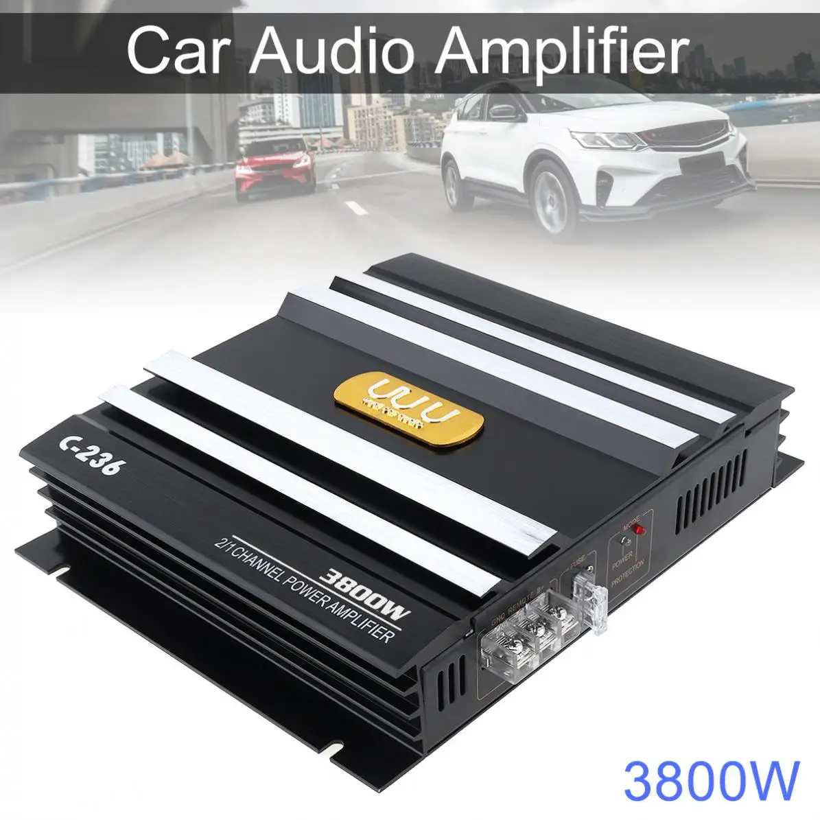3800 Вт класса AB цифровой 2 Каналы черный Алюминий сплав высокого Мощность хорошая