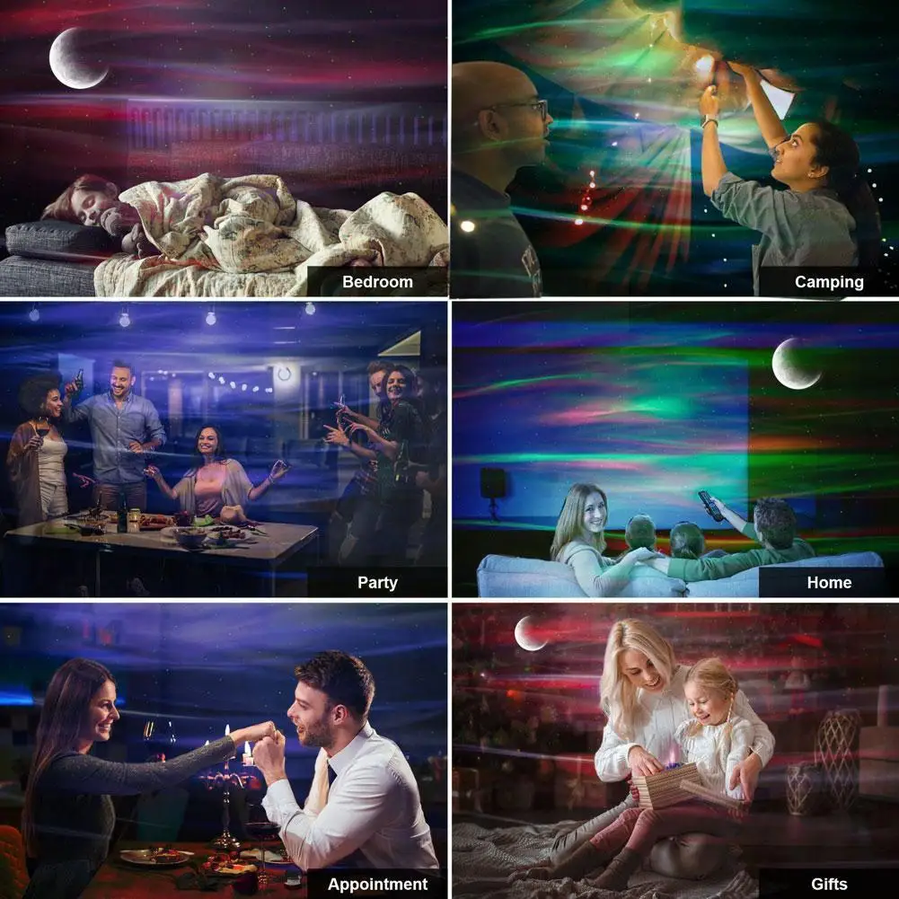 

Проектор Borealis Звездный ночной Светильник для спальни спальный прикроватный светильник атмосферная спальня рядом лампа Рождество J6d0