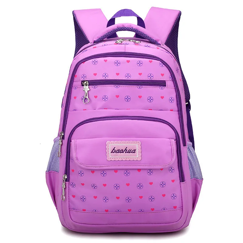 Women Girls Nylon Backpack 2023 School Backpacks Schoolbag For 3-5 grade Student Book Bag High Quality Princess backpack Mochila