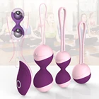 Вибратор с шариками Кегеля, вибрирующее яйцо, интимные игрушки для женщин, вагинальные тугие упражнения для мышц с дистанционным управлением, секс-игрушки для женщин
