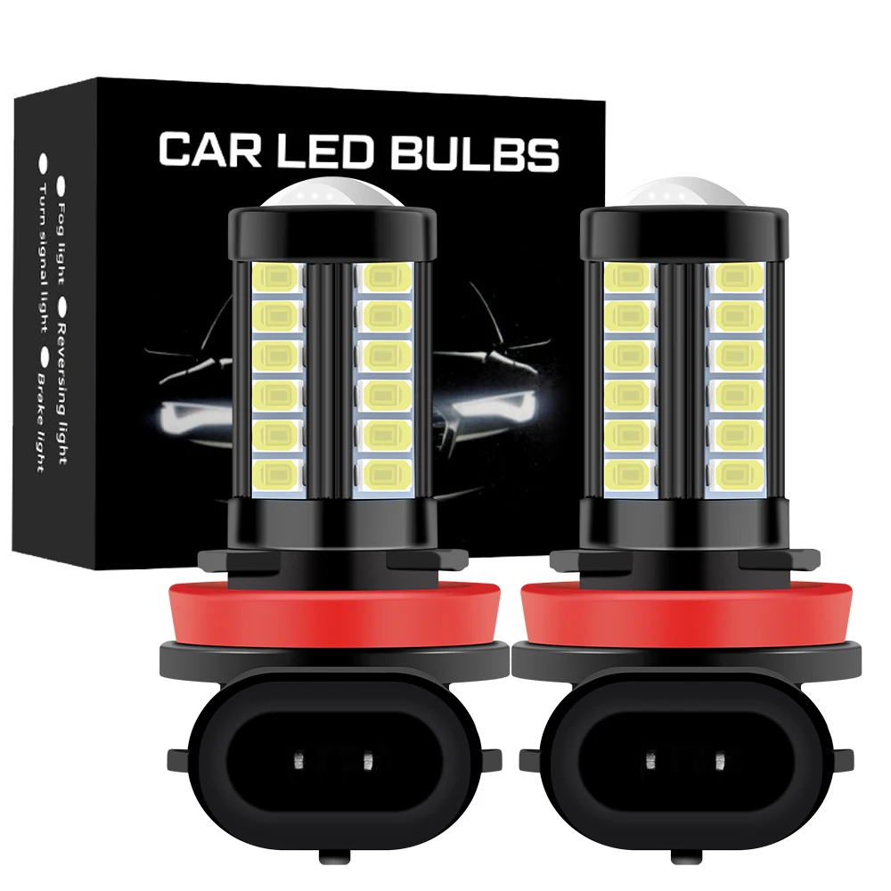 2pcs 1500LM 9005 9006 H8 H11 PSX24W LED Fog Lights Bulb H16JP H16EU Fog
Lamp for Mercedes Benz Ford Toyota Honda Renault Skoda