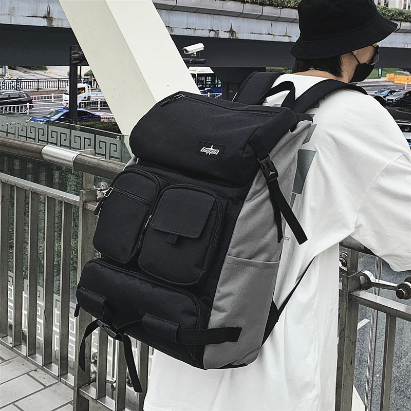 

BB1744, 2021 г., новый японский рюкзак с откидной крышкой, вместительный рюкзак