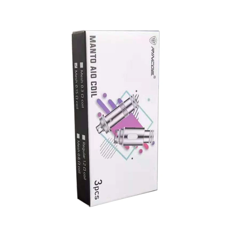 

3-9pcs Original Rincoe Manto aio 80w mesh coil Core for Jellybox