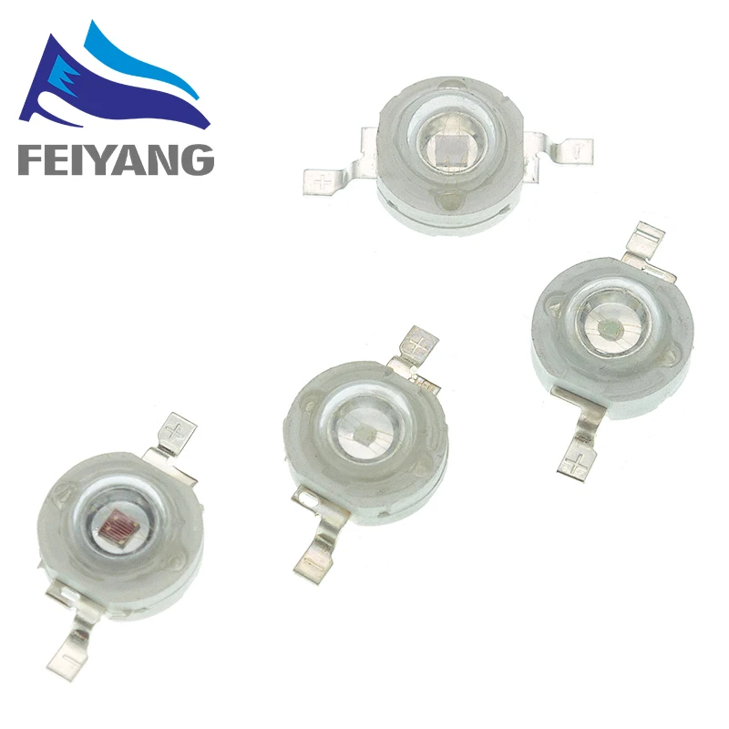 Светодиодные лампы высокой мощности 10 светодиодный т. 1 Вт чип 30mil чистый