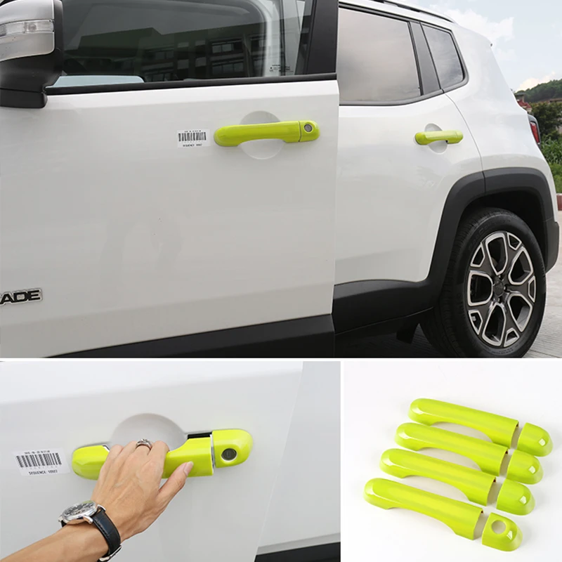 02071 SHINEKA автомобиля Стикеры для Jeep Renegade светильник с принтом в виде зеленой машинки аксессуары наружная Декаль Стикеры для Jeep Renegade - Название цвета: 02071