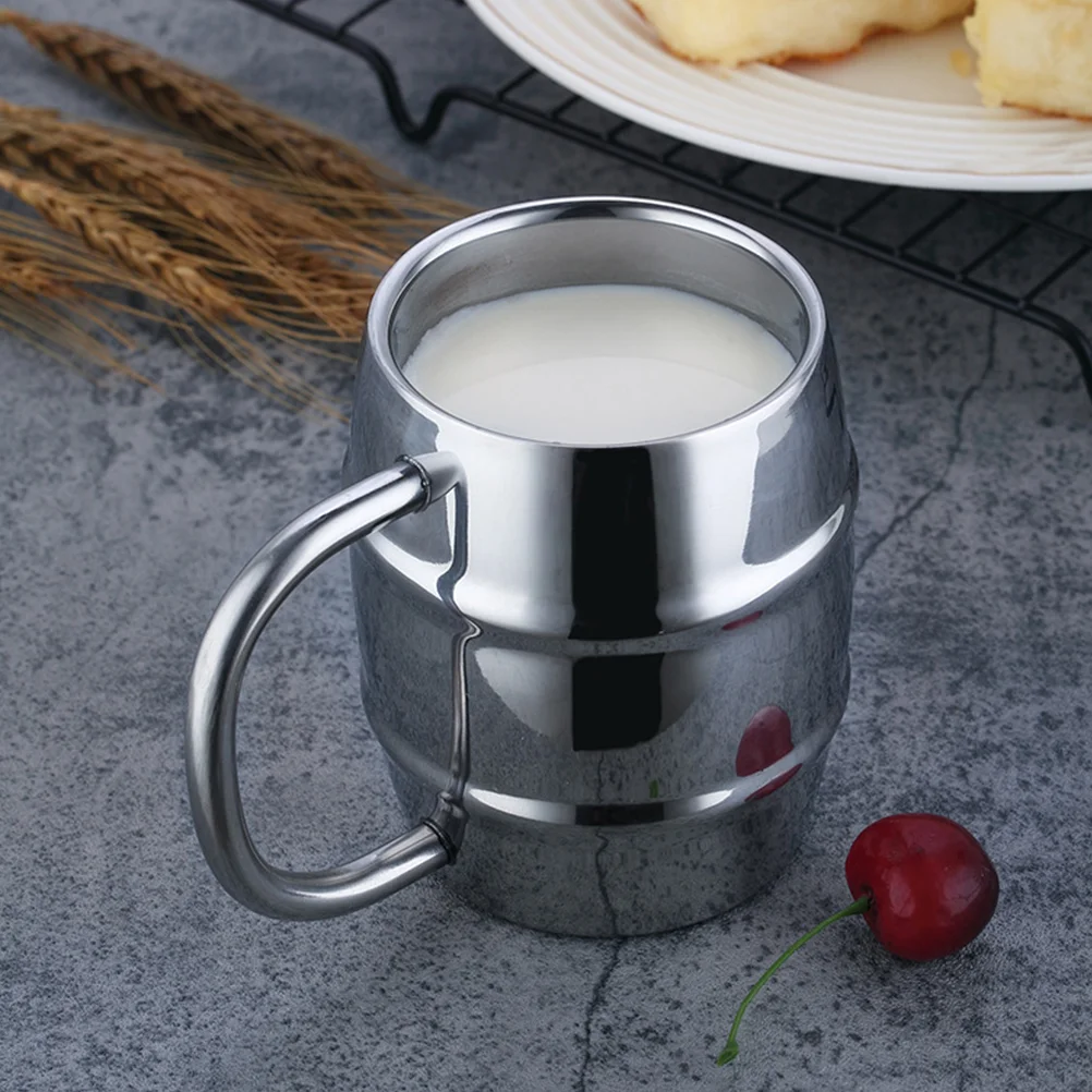 Двухслойная кружка для воды банка пива из нержавеющей стали портативная уличная