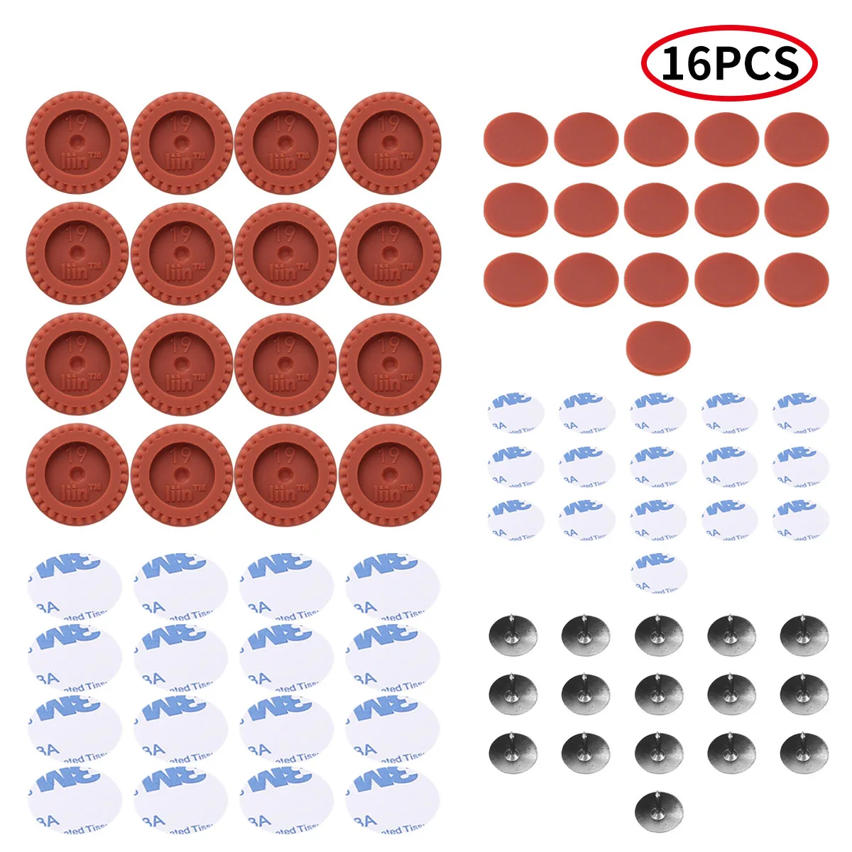 Комплект ножек для мебели 16 шт. сверхмощные скользящие накладки защита пола