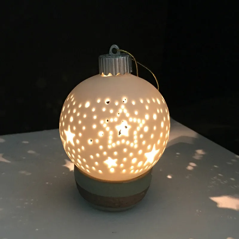 Полый ночной светильник керамический ночник современный простой домашний декор