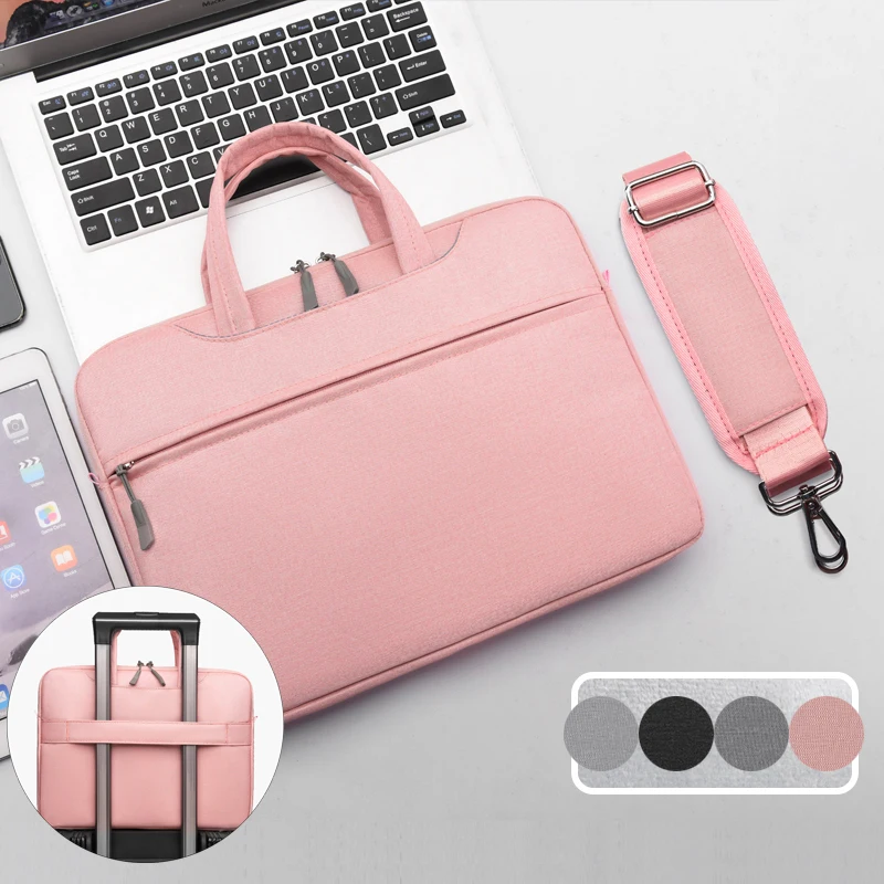 New Laptop Bag 13.3 14 15 15.6 17 inch Sleeve Waterproof Shoulder Bags Notebook Cover Carrying Case For Macbook Air Pro hp Women