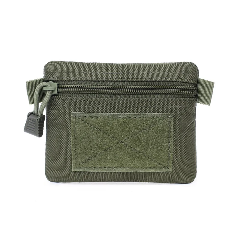 

Tactical Molle Pouch Multi-function Square Wallet Purses Outdoor Sports Zipper Card Key Holder Change Coins Pocket Sack