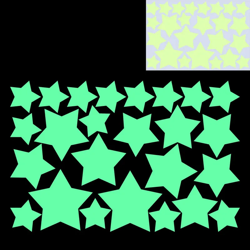 

Светящиеся звезды наклейки NICELET