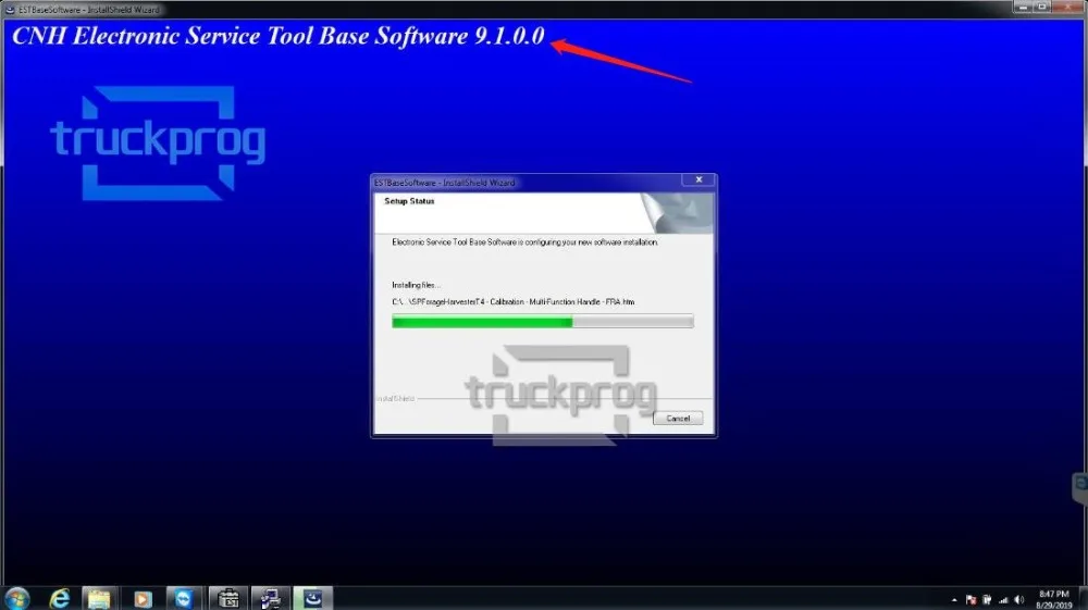 TruckProg сельскохозяйственный строительный диагностический инструмент для CNH EST New голландский диагностический комплект диагностический сканер