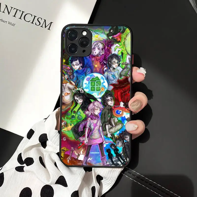 

Homestuck Aradia Trolls manga Phone Case matte transparent For iphone 7 8 11 12 plus mini x xs xr pro max cover