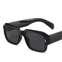 2021 new trend oversized thick frame sunglasses women men uv400 vintage square shades sun glasses female street beat eyeglasses