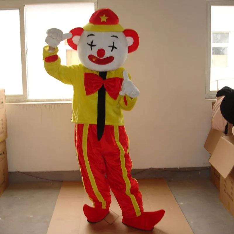 

Clown Mascot Costume Suits Cosplay Party Game Dress Outfits Clothing Advertising Promotion Carnival Halloween Adults Christmas