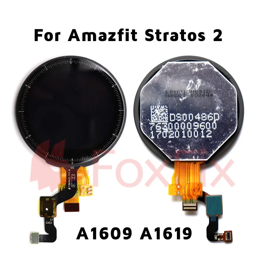 Оригинальный новый дисплей для Amazfit Stratos 2 ЖК Сенсорная панель с рамкой A1609