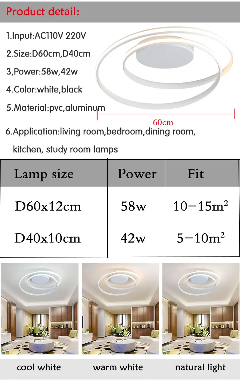 

LED lamp for home chandeliers for dining room, living room, with remote control good coality, as110-220, modern ceiling chandeli