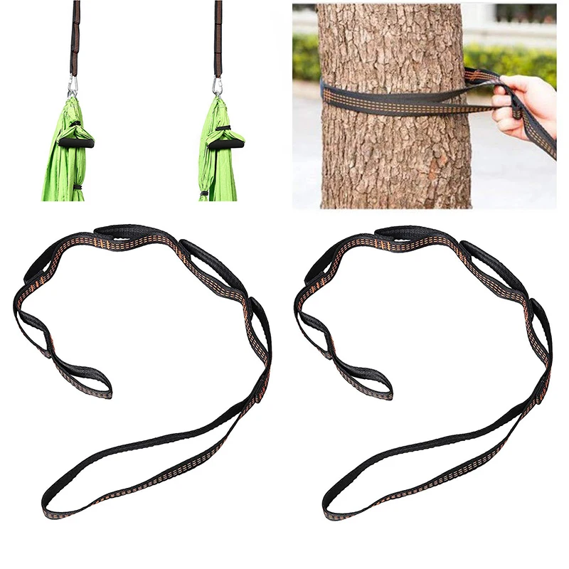 

1 Pair Yoga Belts Yoga Daisy Chain Yoga Outdoor Camping Extension Rope Belt Strap for Hammock Aerial Yoga Swing/Sling