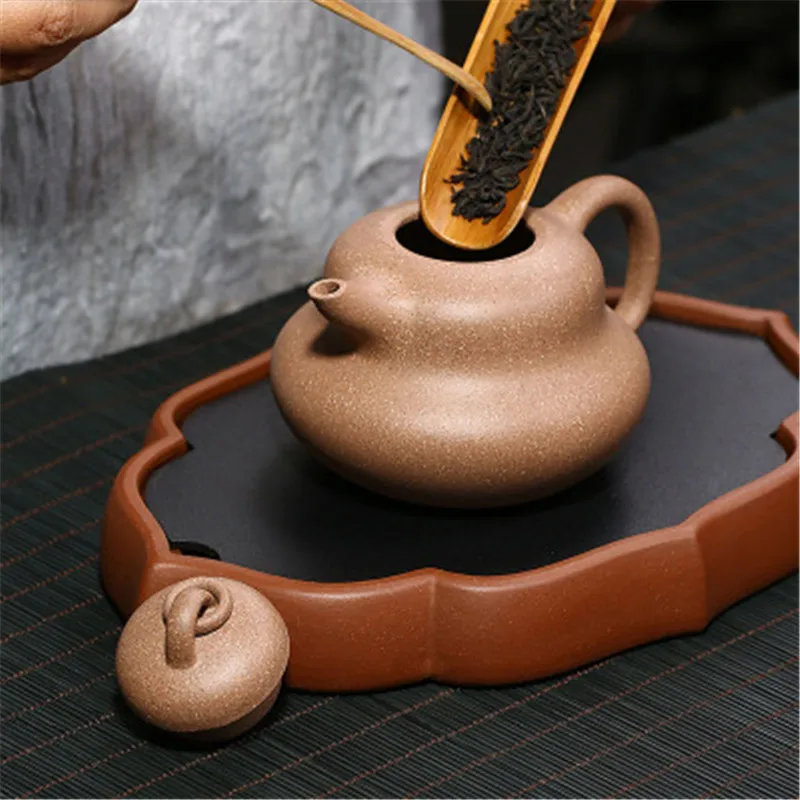 

Creativity Teapot Gift Yixing Purple Clay Pot Original Mine Mud Handmade Tea Set Gourd Infusion of Tea Zisha Kettle Tea Box