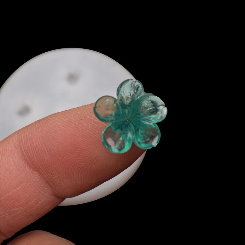 

3 Styles Cute 3D Rose Flower Resin Casting Mold Cherry Floral Pendant Epoxy Resin Molds Flower Jewelry Making Craft Tool