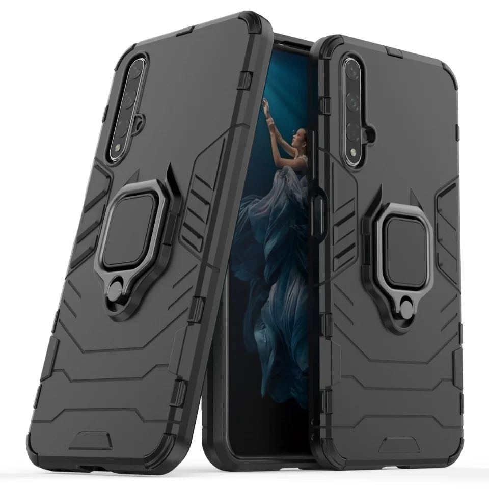 Армированный чехол с подставкой на honor 20 Pro 10 Lite для Huawei 9X 8S 8X max 6X защитный |