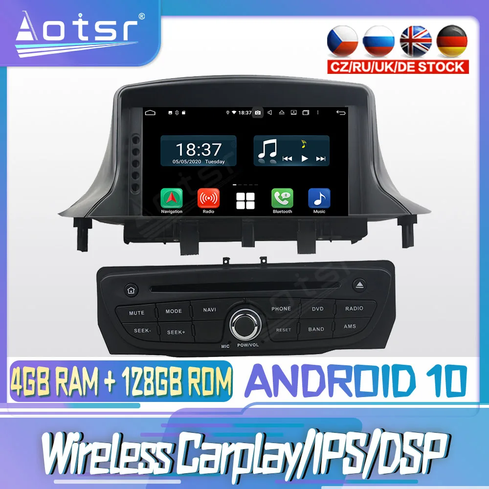 

Android 10 PX6 128G For RENAULT Megane III 2009 2016 DVD GPS Navigation Auto Radio Stereo Video Multimedia Player HeadUnit 2din