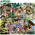 AZQSD картина маслом по номерам животных DIY подарок ручной работы рисунок на холсте для взрослых Раскраска по номерам Декор для дома, птица