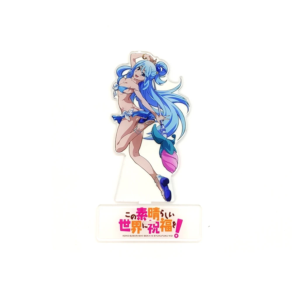 KonoSuba сексуальное бикини Аква фигурка на акриловой подставке Модель Двойной