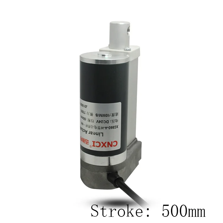 12V 24V 500 мм ход погрузчик небольшой электрический толкатель линейный
