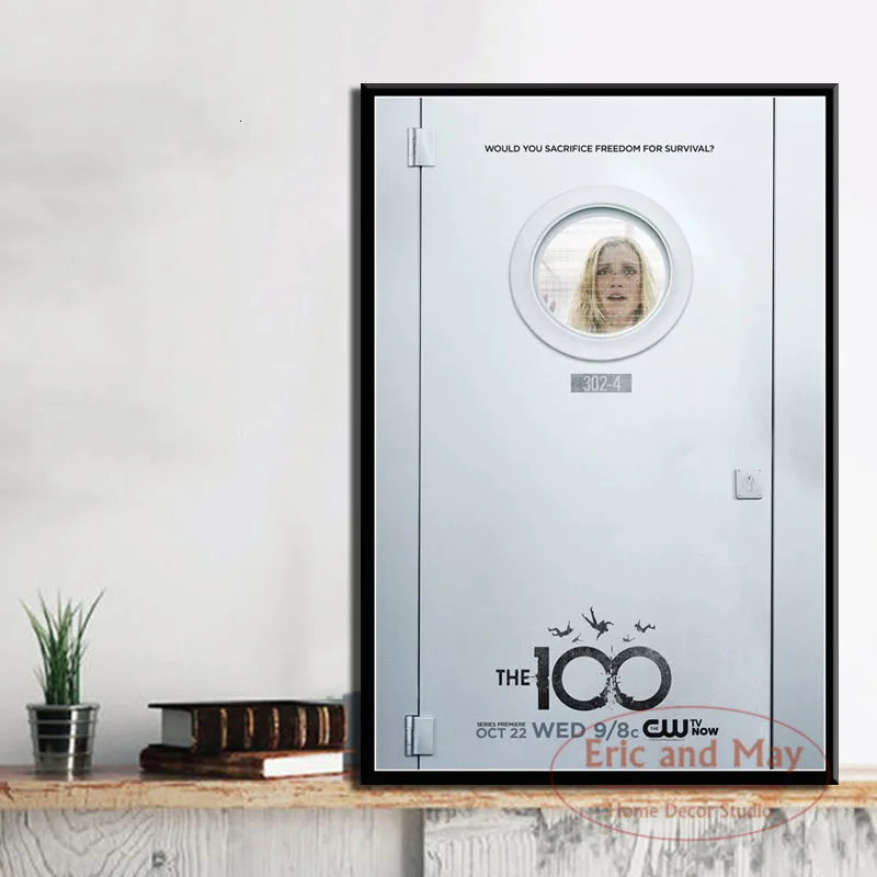 Poster And Print Hot TV Series Show The 100 New Season Art Painting Vintage Canvas Wall Home Decor | Дом и сад