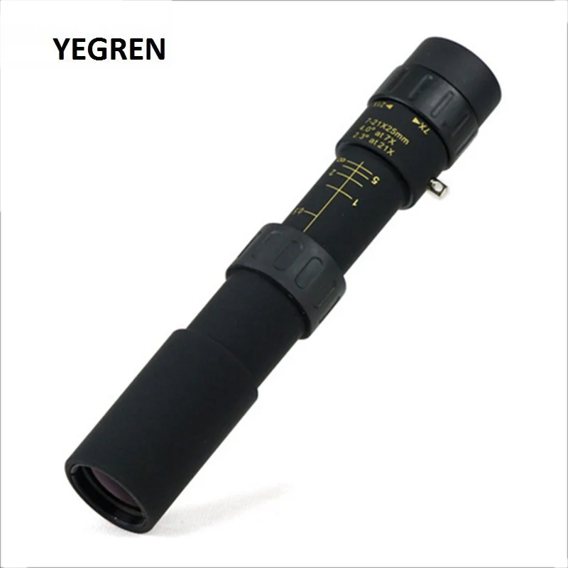 Портативный монокулярный телескоп с зумом 10X-30X фототелескоп HD-телескоп зажимом