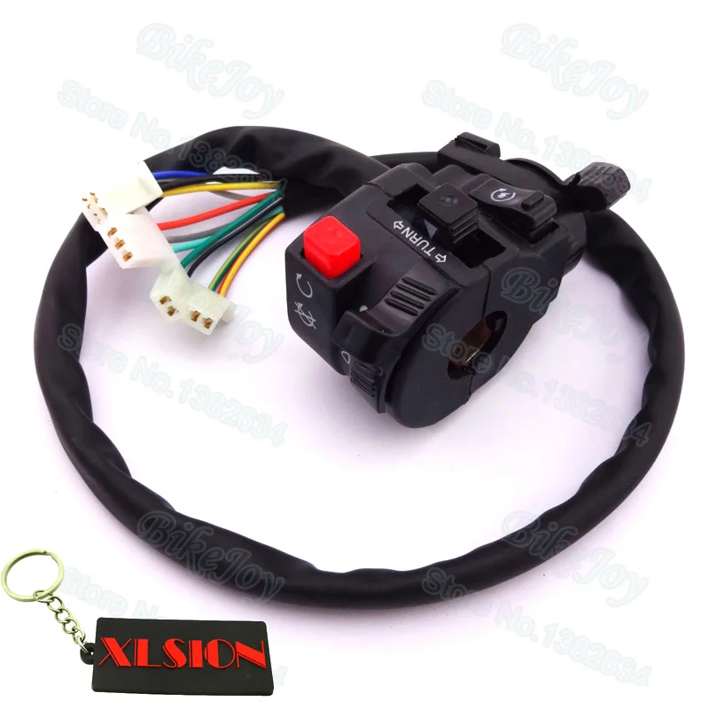 11 проводов ATV ручка контрольный переключатель 4 функции с рычагом дросселя для 50cc