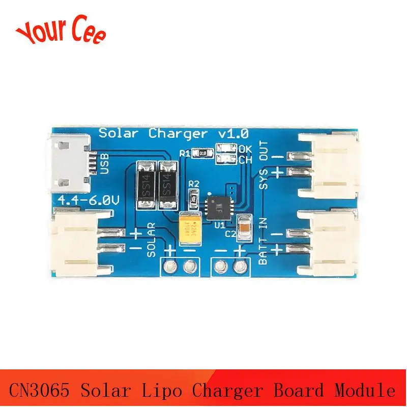 CN3065 Мини Солнечное зарядное устройство Lipo модуль литий ионная литиевая батарея