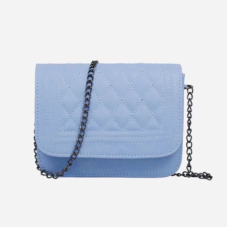 Женская сумка мессенджер из искусственной кожи клетчатая дамская сумочка через