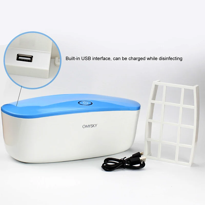 УФ стерилизатор коробка для красоты инструменты дизайна ногтей S2 хранения