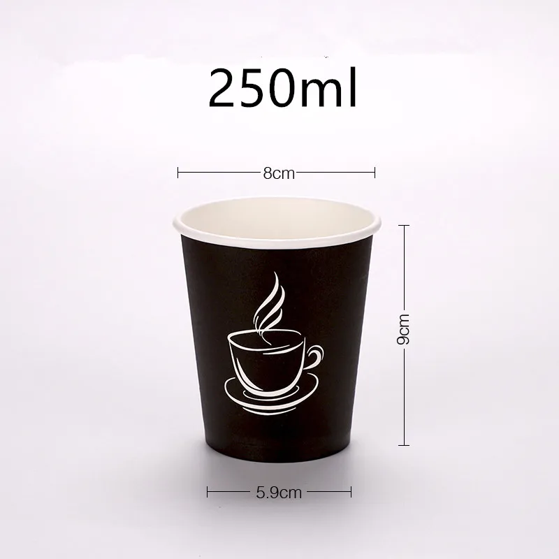 

High quality 250ml paper cup disposable cups birthday wedding party favor game plastic cup household tea water drink glass