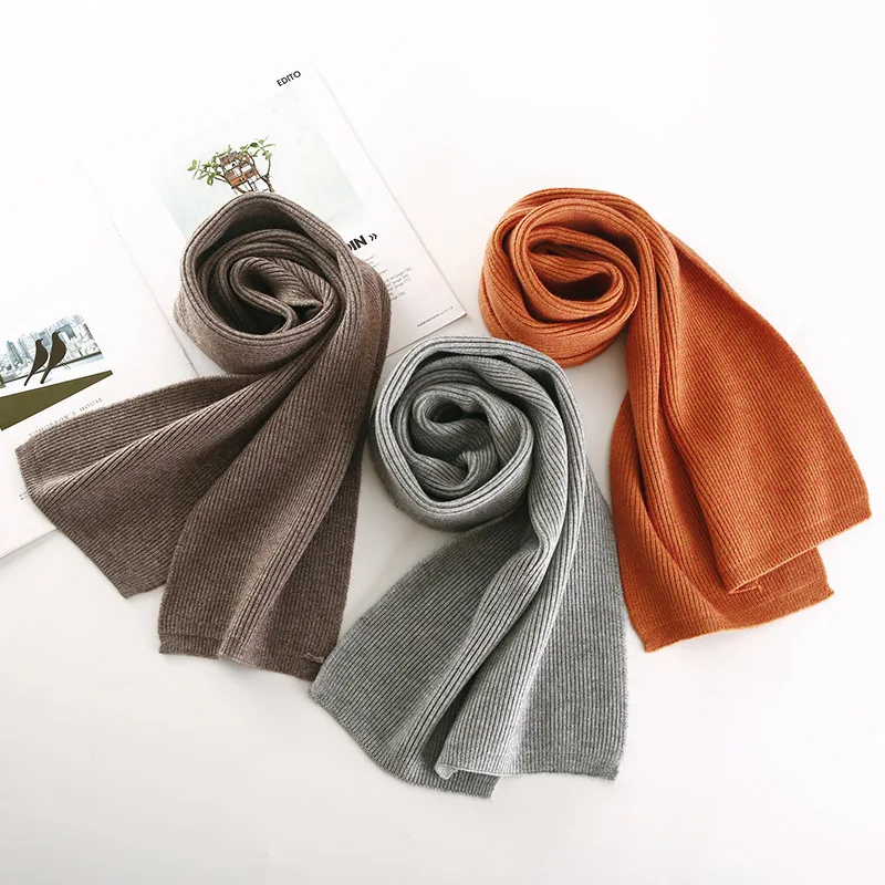 

2018 NEW arrived men scarf knit spring Unisex Thick Warm winter scarves long size male cashmere warmer women's scarves