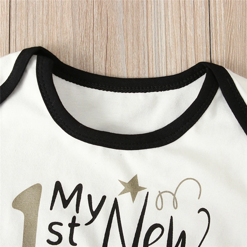 Комбинезон для младенцев девочек мальчиков 3 шт. + штаны в полоску шапка с бантом