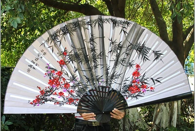 Китайский большой подвесной декоративный веер подарок складной мир пять