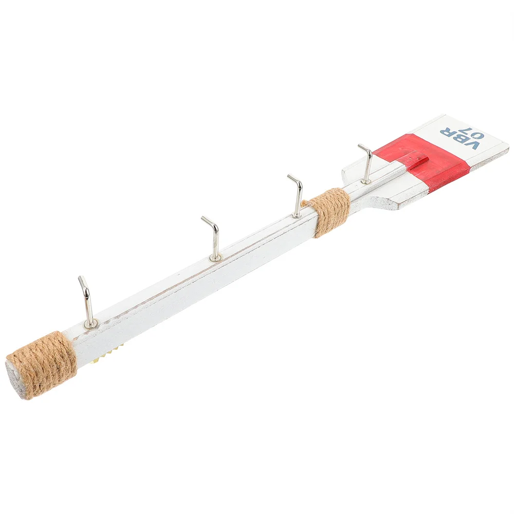 

1Pc Paddle Design Clothing Hook Wall Hanging Coat Rack Creative Wall Hook