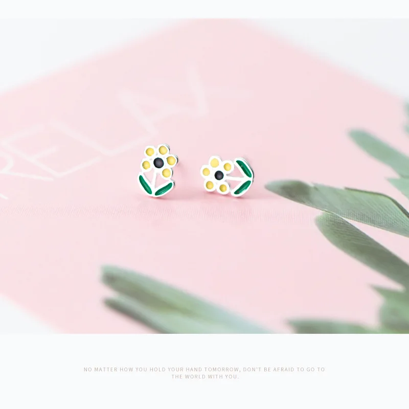 Женские серьги гвоздики из серебра 2018 пробы 6 Х9 мм|fashion stud earrings|stud earringsearrings girl |