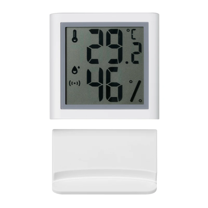 

LCD Screen Digital Thermometer Hygrometer Indoor Temperature Humidity Outdoor Temperature Measurement For Home Office