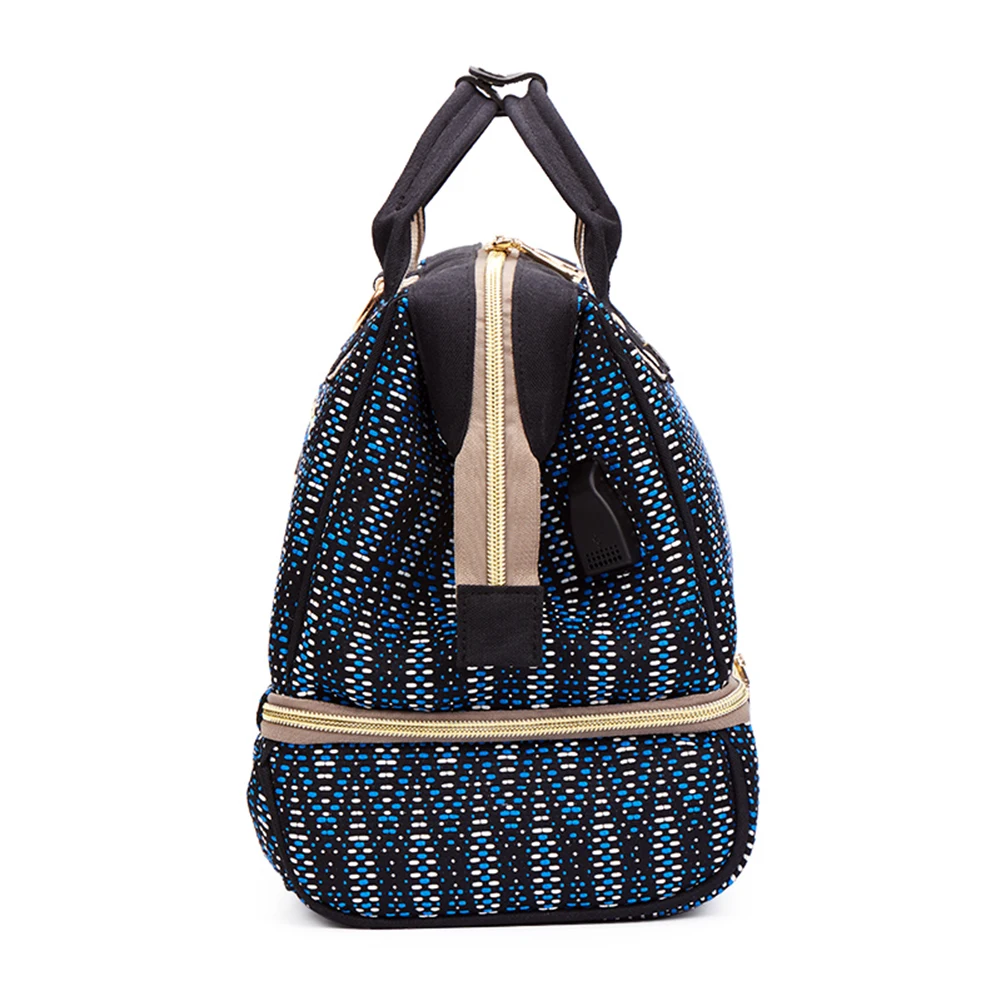 Сумки для подгузников USB зарядное устройство устанавливается снаружи сухого и